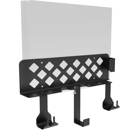 Wall Mount Compatible for PS4 Slim,Near or Behind TV, Space Saving,Metal PS4 Slim Wall Mount Bracket with Detachable 2 Controlle