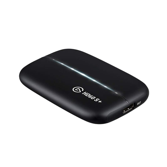 Elgato HD60 S+ External Capture Card - 1080p60 HDR10/4K60 HDR10 - Ultra-Low Latency - Black - Model 10GAR9901
