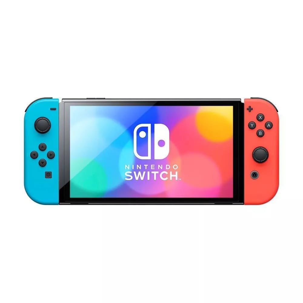 Nintendo Switch - OLED Model w/Neon Red & Neon Blue Joy-Con (refurbished)