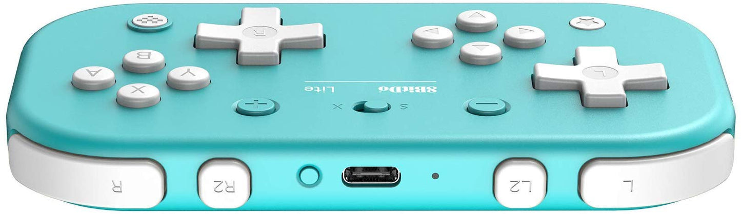 8Bitdo Lite Bluetooth Gamepad for Switch Lite, Switch & Windows - Turquoise Edition, Model 6922621501091