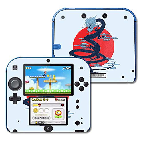 MIGHTY SKINS Nintendo 2DS Skin - Dragon Bonsai Vinyl Decal Wrap, 5.2x2.9 inches, Durable & Easy to Apply, Made in USA