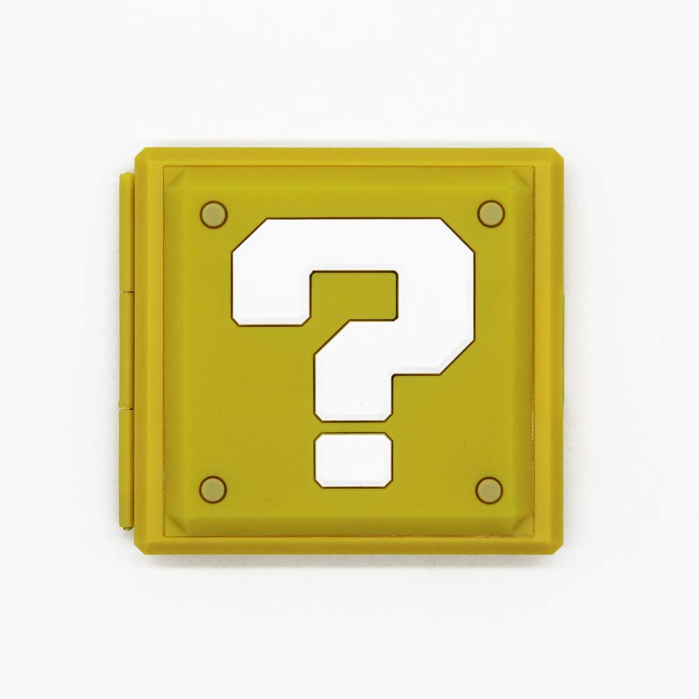CellDesigns Cartoon Game Memory Card Case for Nintendo Switch - Question Block Design