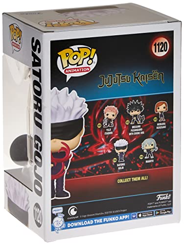 Funko Jujutsu Kaisen POP! Animation Satoru Gojo Vinyl Figure #1120 - Exclusive, Red, Collectible