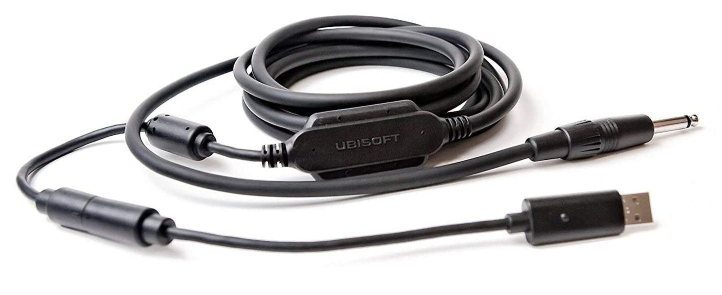 Ubisoft RockSmith Real Tone Cable - Black, Copper Material, Model 3307215640340
