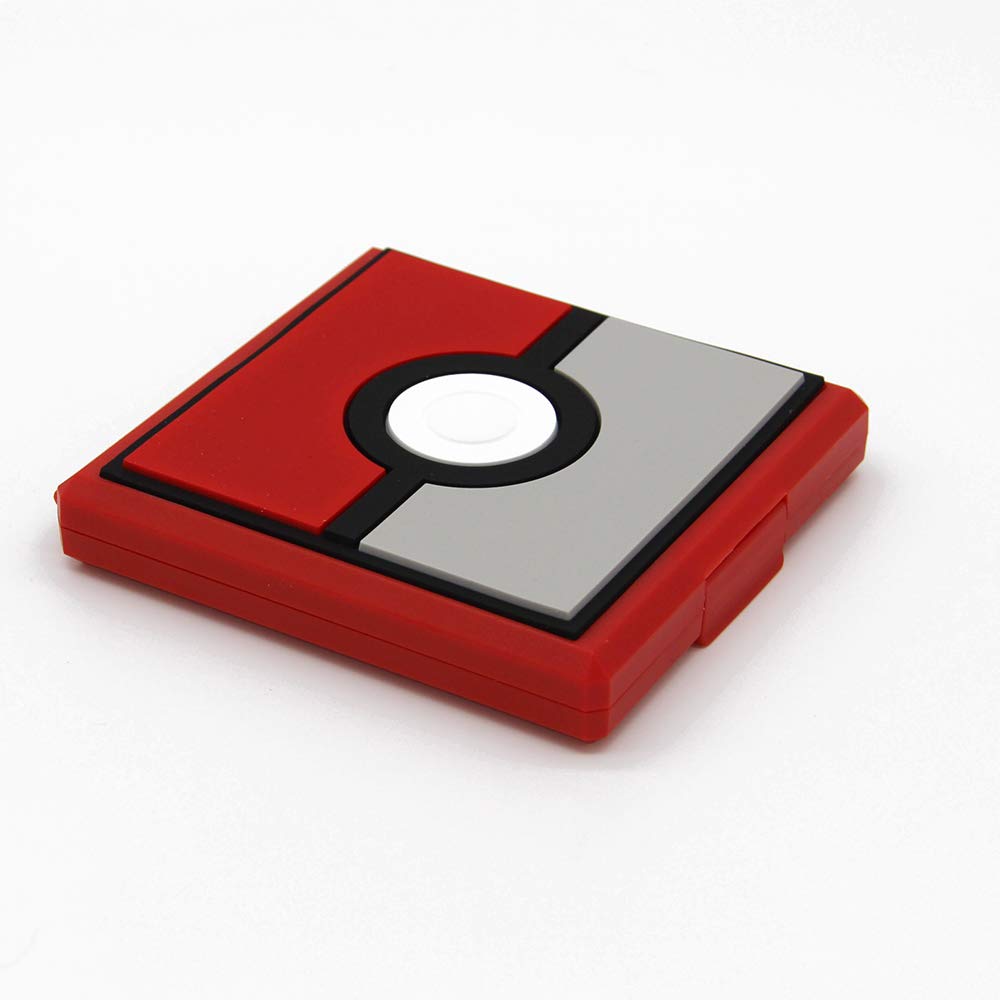 CellDesigns Cartoon Game Memory Card Case for Nintendo Switch - PokeBall Design