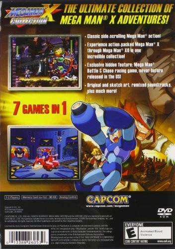 Capcom Mega Man X Collection for PlayStation 2 - Classic Action Game, Model: 013388260539