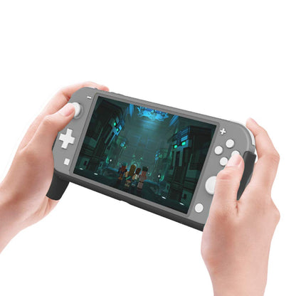 Fashion Y Grip Case for Nintendo Switch Lite, Ergonomic Black Protective Handle, Model SS-123, Durable ABS Material