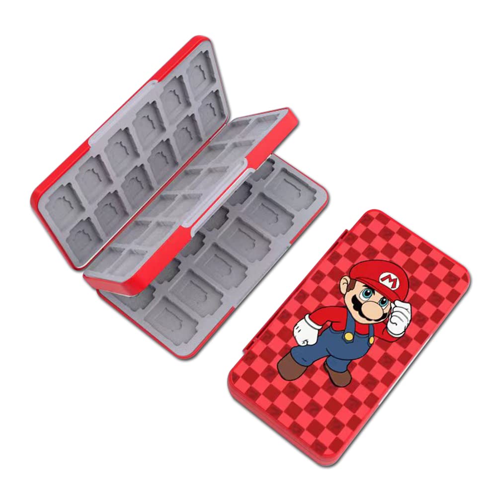 PERFECTSIGHT Switch Game Case Compatible with Nintendo Switch OLED & Switch Lite  48 Switch Game Holder Cute Switch Game Card Case Cartridge with 48 Slots Game Card Storage  Mali