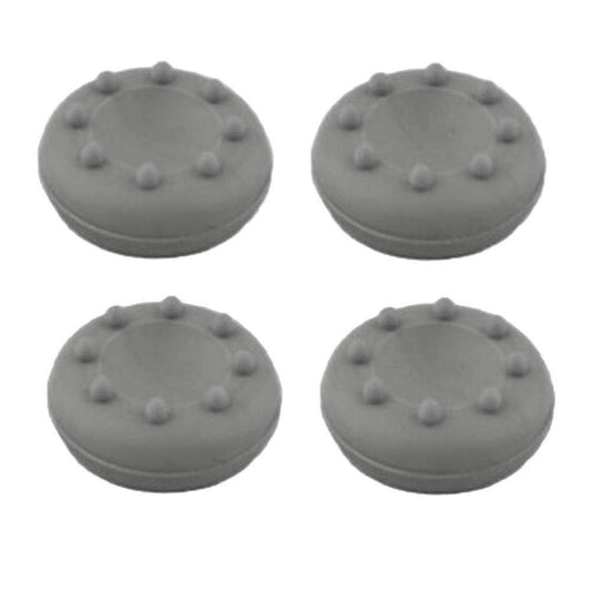 4 x Silicone Analog Joystick Thumbstcks Thumb Stick Grips Caps Cover for PS4 PS3 Xbox One Xbox 360 PS2 Controllers (Grey)
