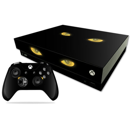 MIGHTY SKINS Xbox One X Skin - Cat Eyes Vinyl Decal, Durable & Easy to Apply, Model MIXBONXCMB-Cat Eyes, Made in USA