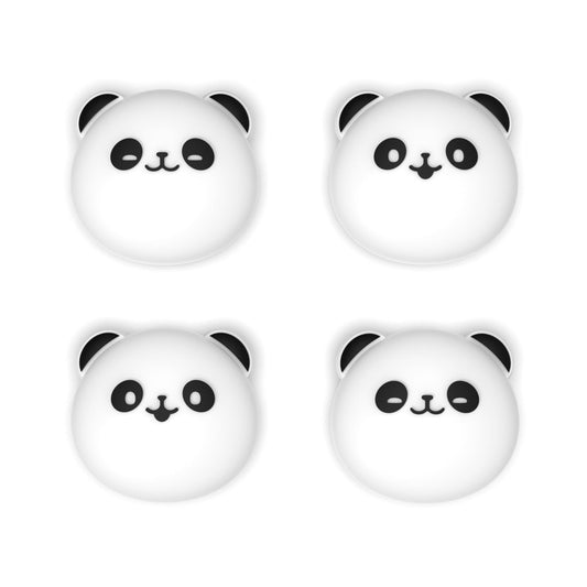 PlayVital Thumb Grips for Nintendo Switch 2 | Kawaii Silicone Joystick Caps (4-Pack) - Cute Accessories Animal Design Thumbstick Covers for Joycon 2 - Chubby Panda