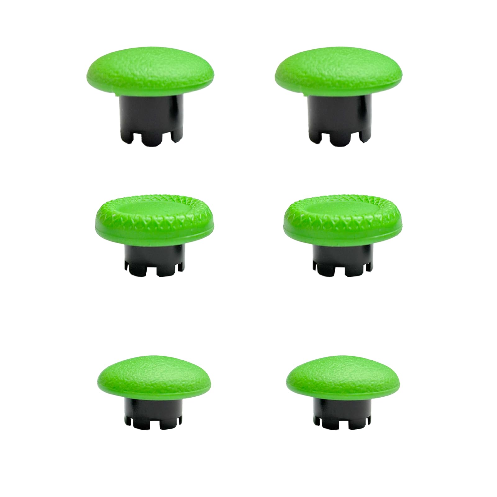 Thumbsticks for PS5 Edge Controller  Thumbsticks Paddles Replacement for PS5 Dualsense Controller  6 in 1 Accessories Parts for PS5 Dualsense Edge Controller Analog Joystick Repair Kit (Green)