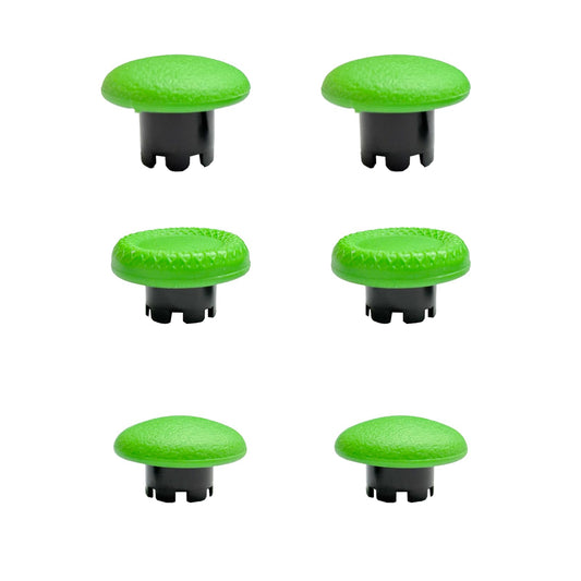 Thumbsticks for PS5 Edge Controller  Thumbsticks Paddles Replacement for PS5 Dualsense Controller  6 in 1 Accessories Parts for PS5 Dualsense Edge Controller Analog Joystick Repair Kit (Green)