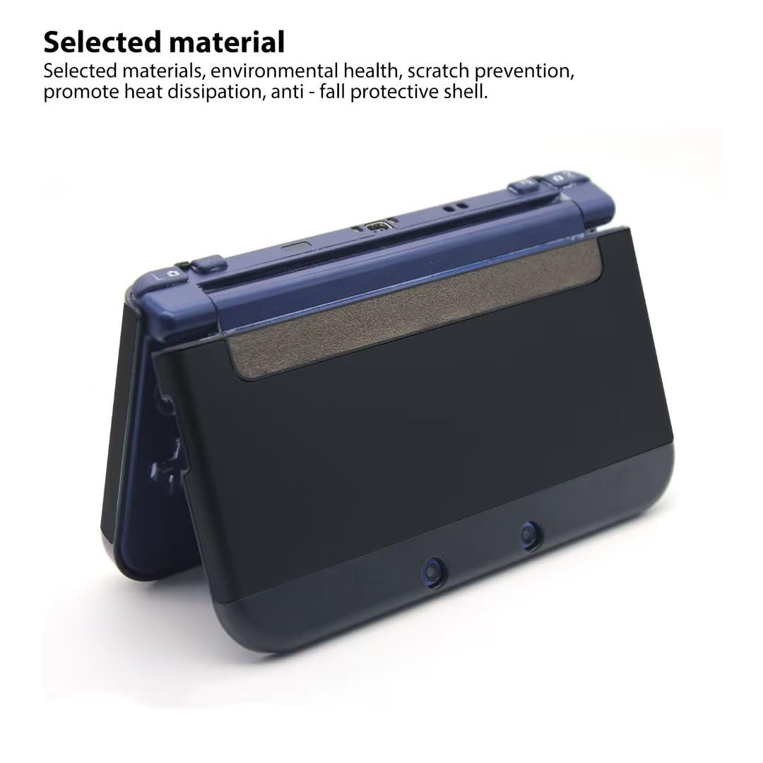 BLUE ELF Black Shockproof Case Cover for New Nintendo 3DS LL XL 2015 - Hard Shell Skin