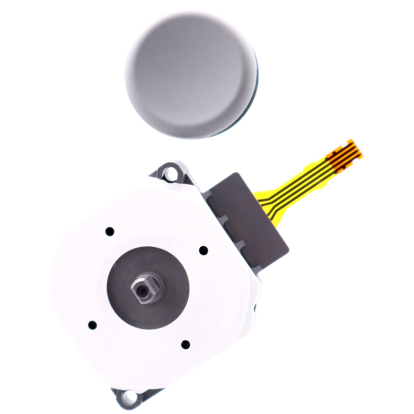 Deal4GO 3D Analog Joystick Button Module for Nintendo New 2DS XL/3DS XL - Grey Replacement Thumbstick Cap, Model NEW3DJB-TS