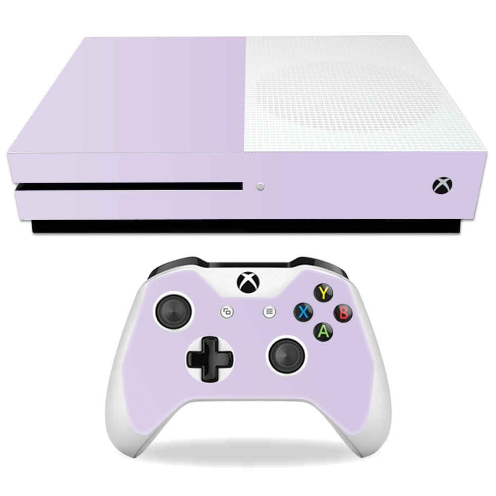 MIGHTY SKINS Xbox One S Skin - Solid Lilac Vinyl Decal, Durable & Easy to Apply, Model MIXBONES-Solid Lilac