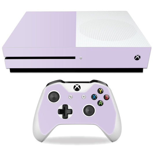 MIGHTY SKINS Xbox One S Skin - Solid Lilac Vinyl Decal, Durable & Easy to Apply, Model MIXBONES-Solid Lilac