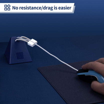 Hotline Games Mouse Bungee - Cord Clip Management System for Esports, Model HGMC, Blue, Rubber Material