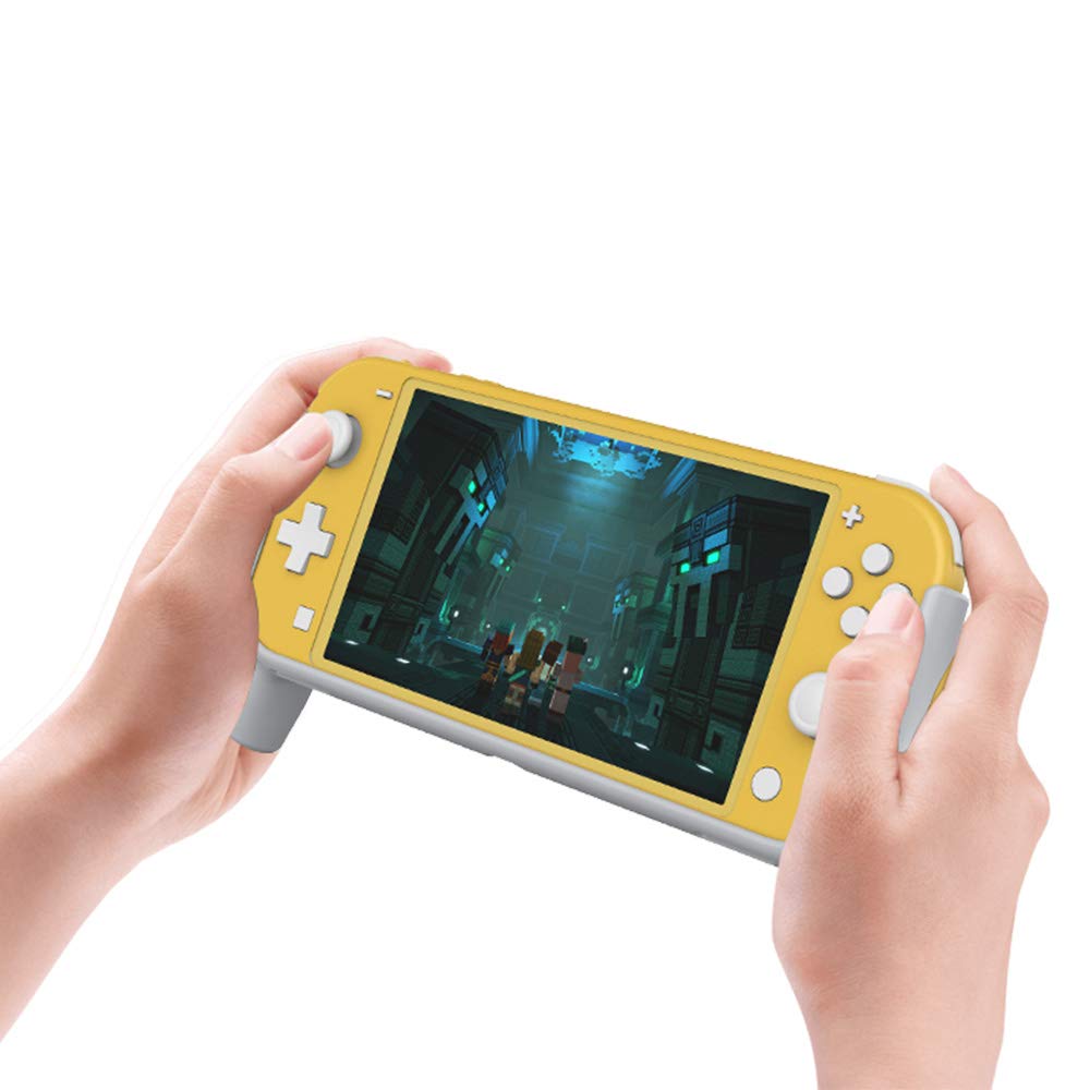Laimax Grip Case for Nintendo Switch Lite, Ergonomic Yellow Handles, Model SS-123