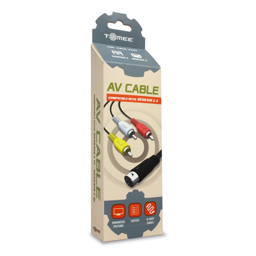 Tomee AV Cable for Genesis Models 2 & 3 - Black - M05065