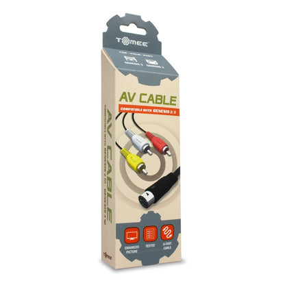 Tomee AV Cable for Genesis Models 2 & 3 - Black - M05065