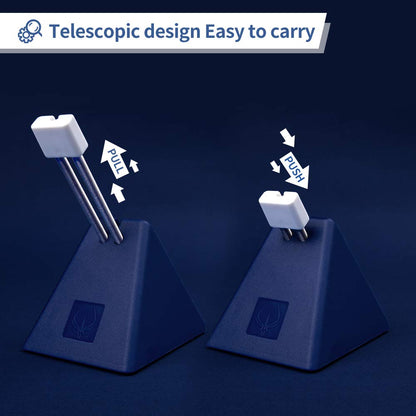 Hotline Games Mouse Bungee - Cord Clip Management System for Esports, Model HGMC, Blue, Rubber Material