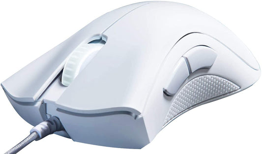 Razer DeathAdder Essential Optical Gaming Mouse - White, Model RZ01-02540200-R3C1, Ergonomic Design for Esports