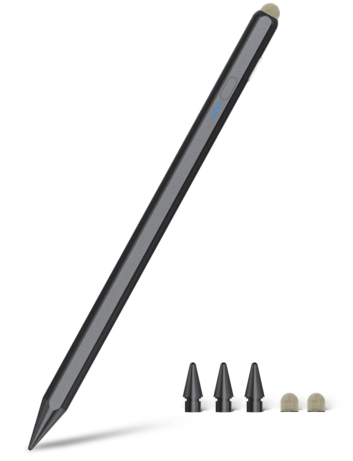 SENKUTA Dual-Tip Stylus Pen for iPad 9th & 10th Gen - Fast Charge, Palm Rejection, Tilt Sensitivity - Black