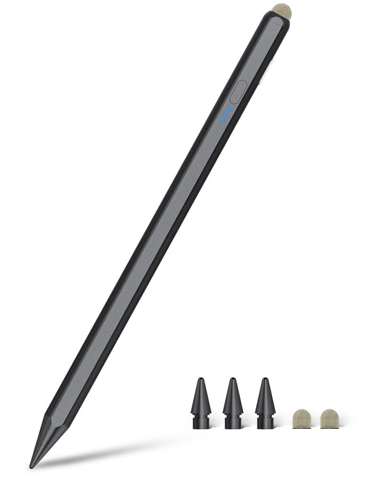 SENKUTA Dual-Tip Stylus Pen for iPad 9th & 10th Gen - Fast Charge, Palm Rejection, Tilt Sensitivity - Black