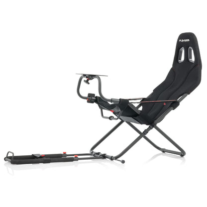 Playseat Challenge Racing Simulator Cockpit - Foldable & Adjustable, Large, Compatible with All Steering Wheels & Pedals, Model RC.00312