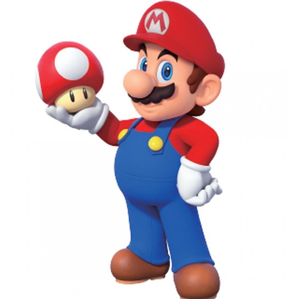 Hallmark Nintendo Super Mario Bros Mario with Super Mushroom Christmas Ornament  Nintendo Decoration  Christmas Hanging Ornament  Gifts