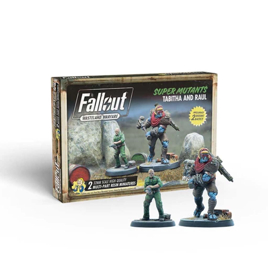Modiphius Fallout - Wasteland Warfare - Super Mutants Tabitha and Raul  Various