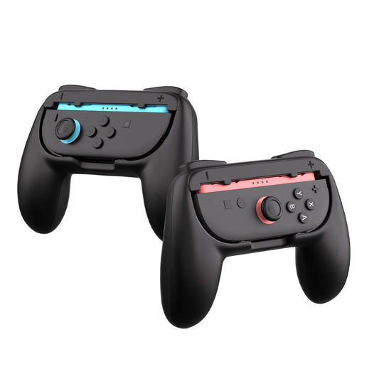 Hand Grips for Nintendo Switch 2 Joycon Controller Grip Handle Holder Attachment Accessories for Switch 2 Joy-Con  Black & 2 Pack