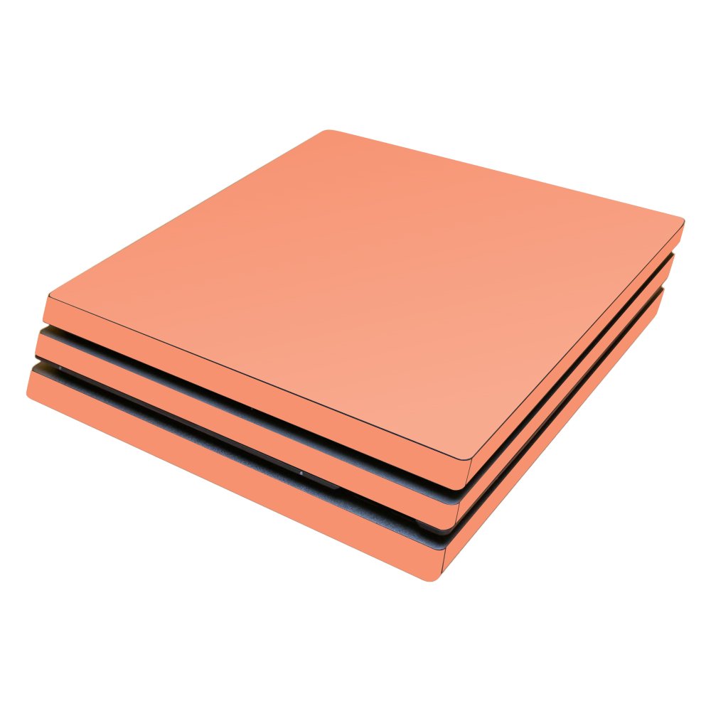 MIGHTY SKINS PS4 Pro Skin - Solid Peach Vinyl Decal Wrap, Durable & Easy to Apply, Model SOPS4PRO-Solid Peach