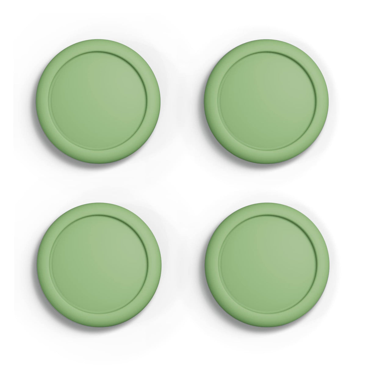 eXtremeRate PlayVital Switch Joystick Caps  Switch Lite Thumbstick Caps  Silicone Analog Cover for OLED Joycon Thumb Grips - Matcha Green