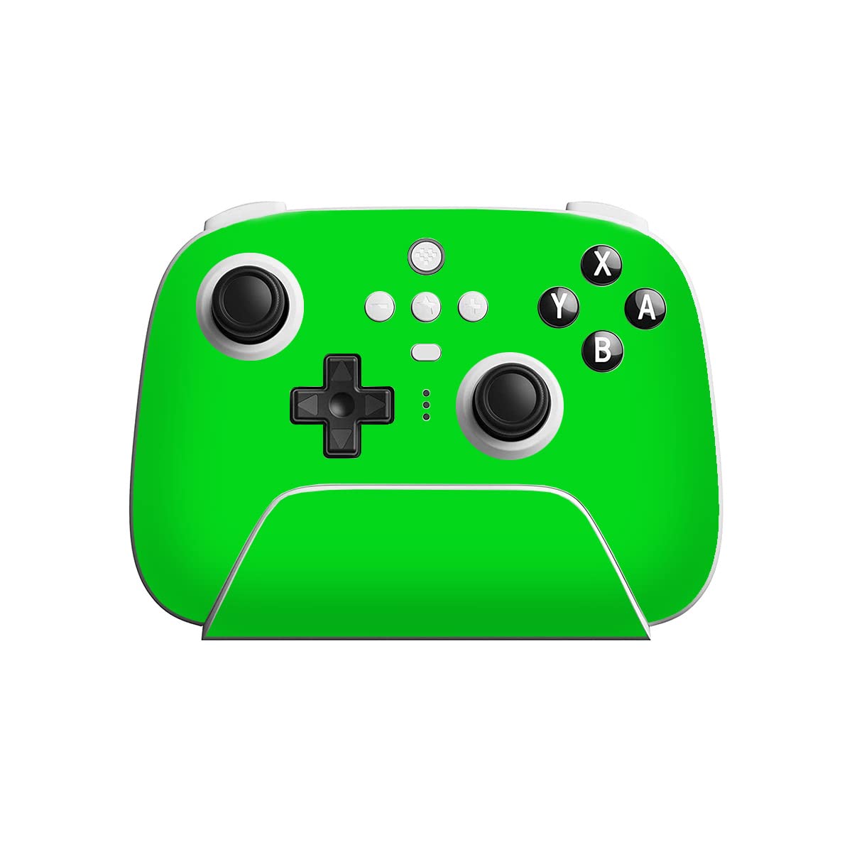 SopiGuard Sticker Skin for 8Bitdo Ultimate Wireless Controller Front and Buttons (Neon Green)