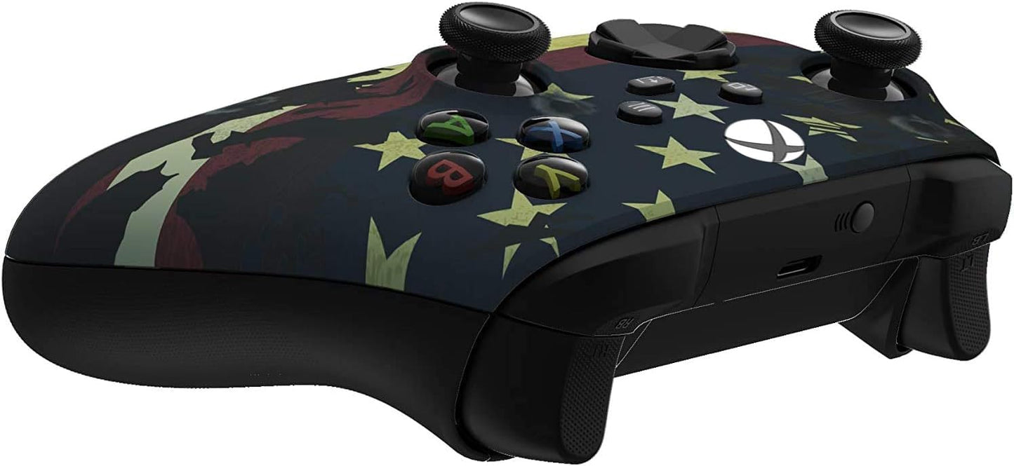 Custom Controllerzz Wireless Xbox Controller - Soft Touch Feel - X/S US Flag