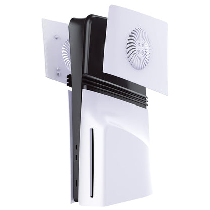 Generic Upper Cover Plates for PS5 Pro Console - White Cooling Dust-Proof Faceplate, 24x18x4.5cm