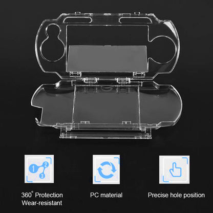 OSTENT Clear Hard Cover Case for Sony PSP 1000 - Durable Protector Shell for Travel