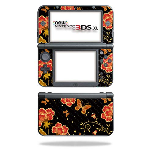 MightySkins Carbon Fiber Skin for Nintendo New 3DS XL (2015) - Flower Dream | Protective  Durable Textured Carbon Fiber Finish | Easy to Apply  Remove  and Change Styles | Made in The USA