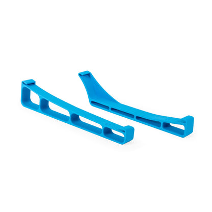 Glistco Skates - PS5 Horizontal Stand Compatible, Blue Rubber Design