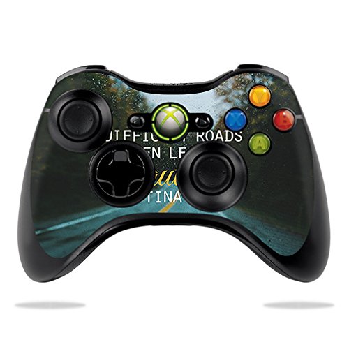 MightySkins Skin Compatible with Microsoft Xbox 360 Controller - Difficult Roads | Protective, Durable, and Unique Vinyl Decal w