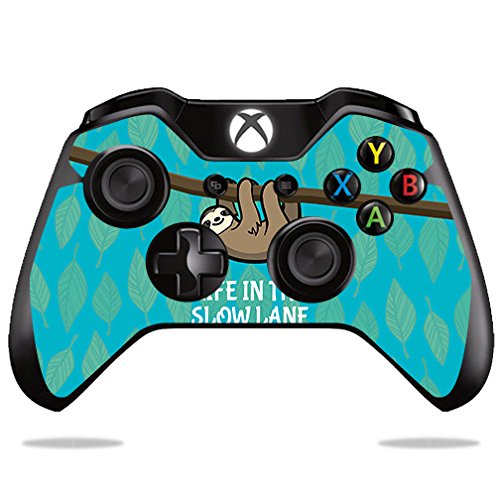 MIGHTY SKINS Xbox One Controller Skin - Durable Vinyl Wrap, Slow Sloth Design, Easy to Apply & Remove, Model MIXBONCO-Slow Sloth