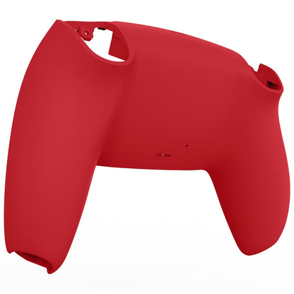 eXtremeRate PS5 Controller Replacement Back Shell - Passion Red Soft Touch Grip, Model DPFP3027