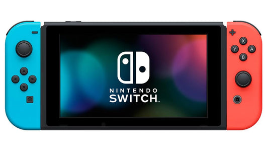 Nintendo Switch with Neon Blue and Neon Red Joy-Con (Renewed)