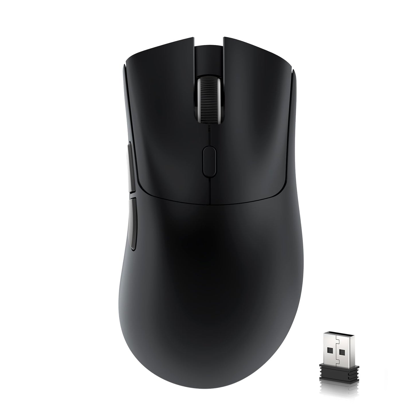 ATTACK SHARK R1 Wireless Gaming Mouse - Tri-Mode Connection, 18K DPI, 55g Lightweight, Ergonomic Design, Black