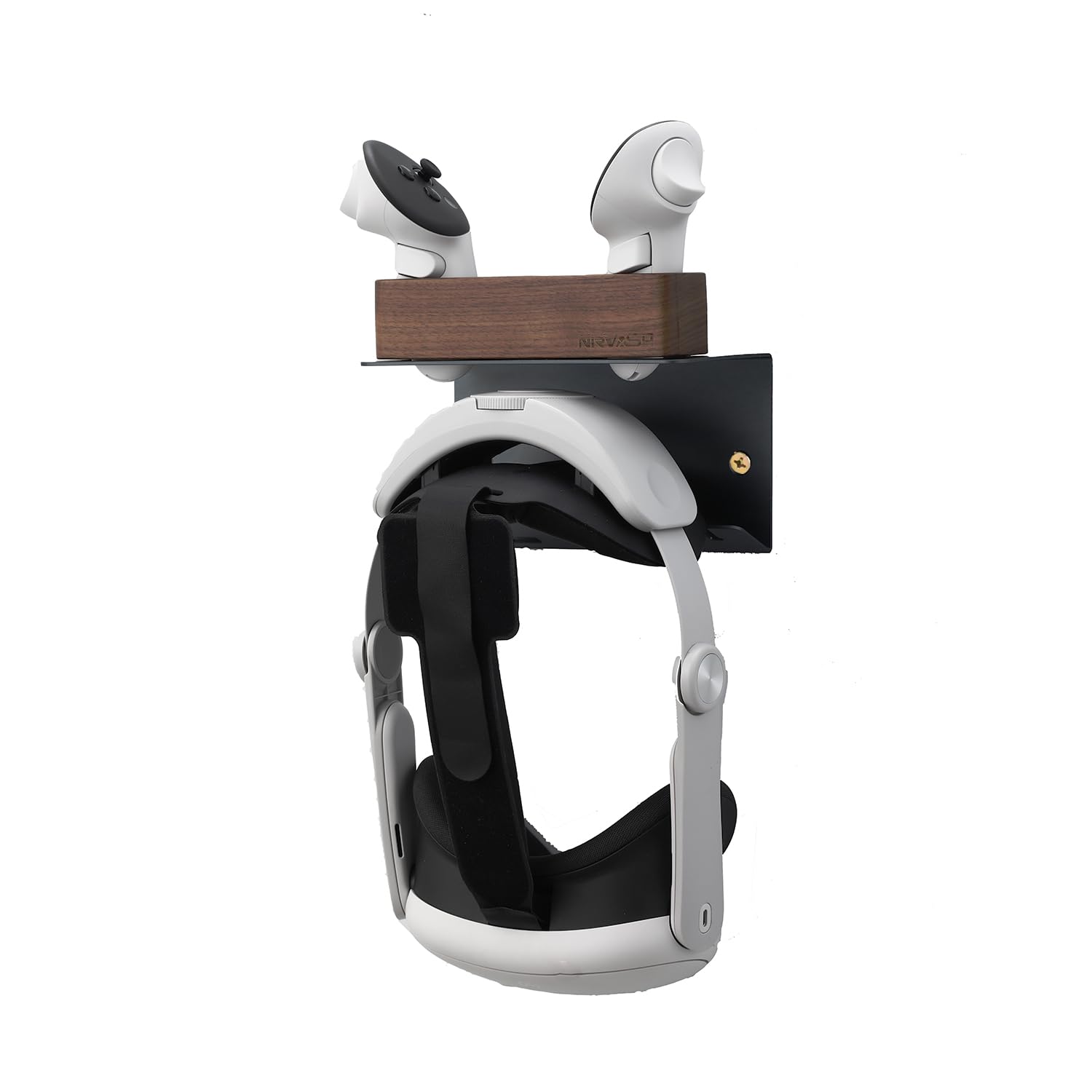 NIRVASH VR Wall Mount Storage Stand Holder Hook for Meta/Oculus Quest 3S/3/2/Pro/Rift-S/Valve Index/PS5 VR2/HTC Vive  Premium VR Headset Wall Hanger