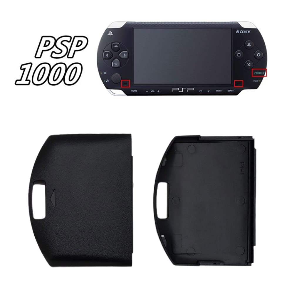 MagiDeal Battery Back Door Cover Case Replacement for Sony PSP 1000/1001/1002/1003 - Black