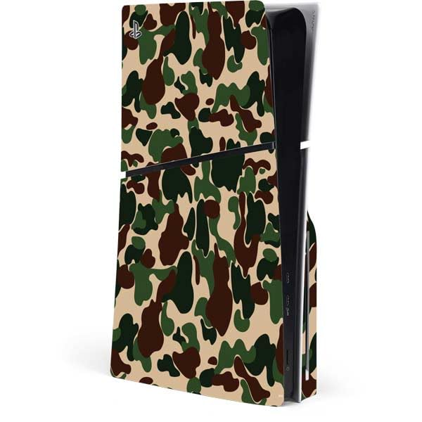 Skinit Decal Gaming Skin Compatible with PS5 Slim Disk Console - Street Camo Design