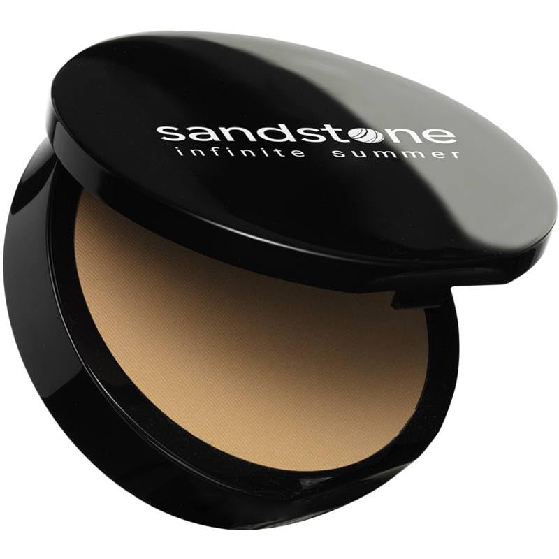Sandstone Scandinavia Infinite Summer Bronzer - Luxurious Face Bronzers with Rich Color for Natural Summer Glow - Allergy Tested - Vegan Makeup - Suitable for Sensitive Skin - Buildable and Blendable